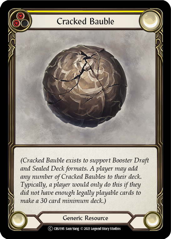 Cracked Bauble (Rainbow Foil) [CRU195-RF] Unlimited Rainbow Foil | I Want That Stuff Brandon