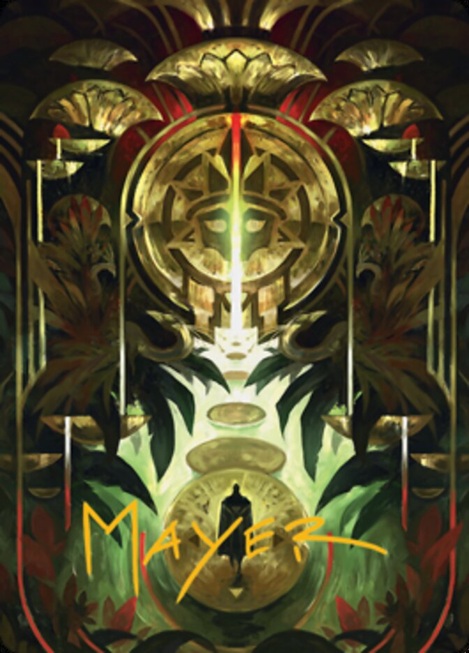 Jetmir's Garden 1 Art Card (Gold-Stamped Signature) [Streets of New Capenna Art Series] | I Want That Stuff Brandon