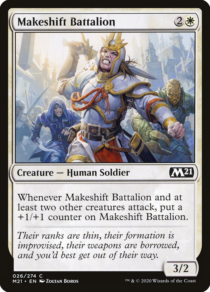 Makeshift Battalion [Core Set 2021] | I Want That Stuff Brandon