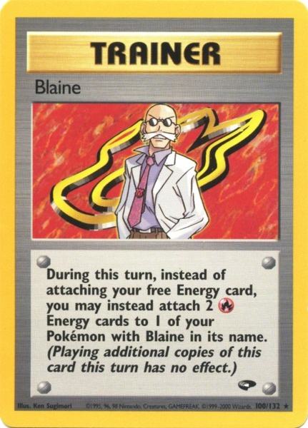 Blaine (100/132) [Gym Challenge Unlimited] | I Want That Stuff Brandon