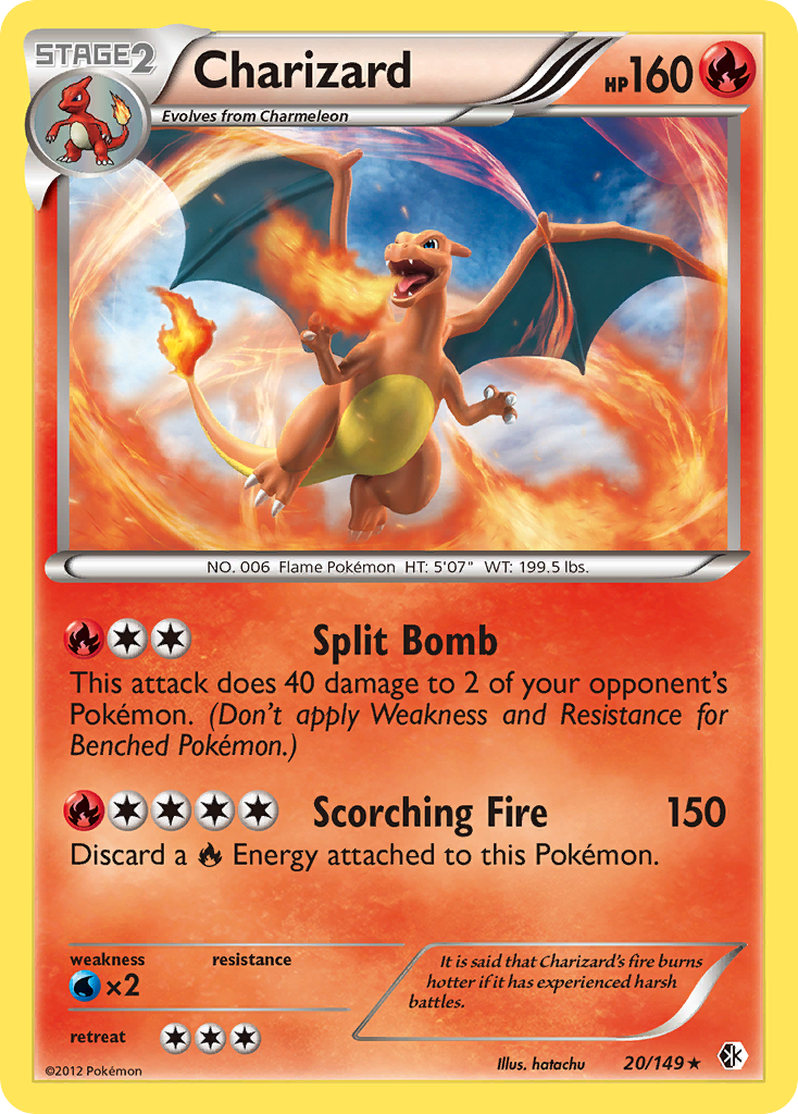 Charizard (20/149) [Black & White: Boundaries Crossed] | I Want That Stuff Brandon