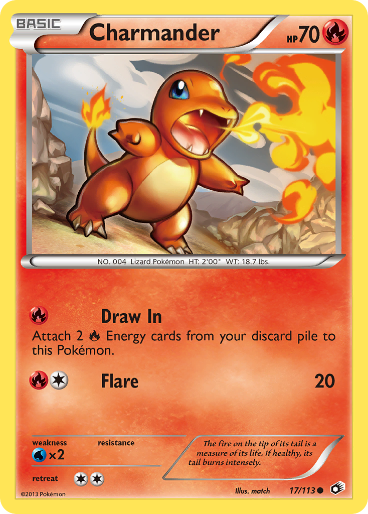 Charmander (17/113) [Black & White: Legendary Treasures] | I Want That Stuff Brandon