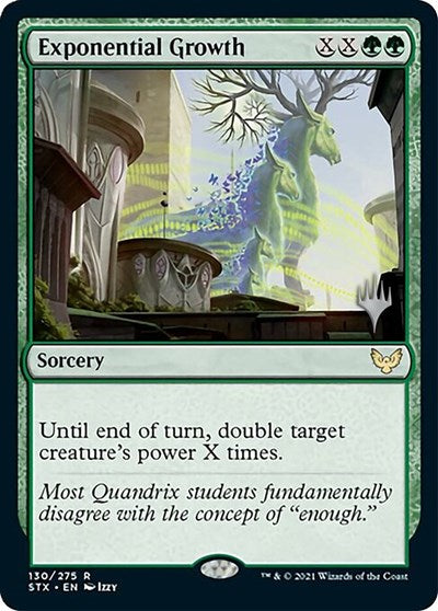 Exponential Growth (Promo Pack) [Strixhaven: School of Mages Promos] | I Want That Stuff Brandon