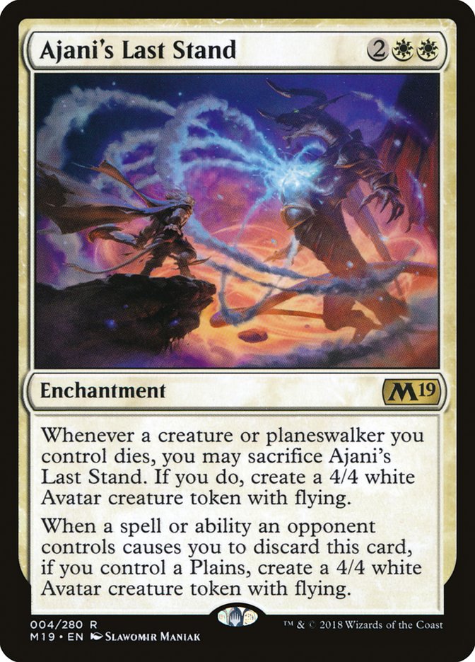 Ajani's Last Stand [Core Set 2019] | I Want That Stuff Brandon