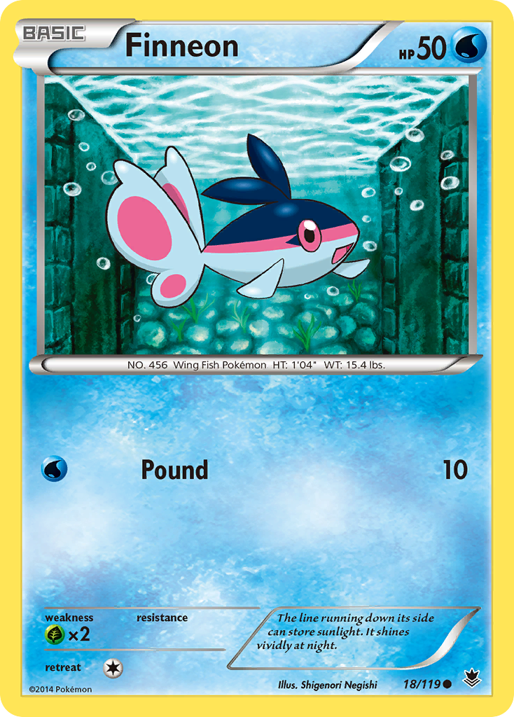 Finneon (18/119) [XY: Phantom Forces] | I Want That Stuff Brandon