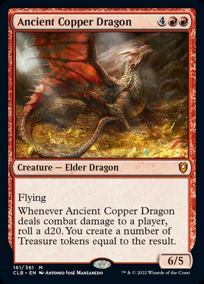 Ancient Copper Dragon [Commander Legends: Battle for Baldur's Gate] | I Want That Stuff Brandon