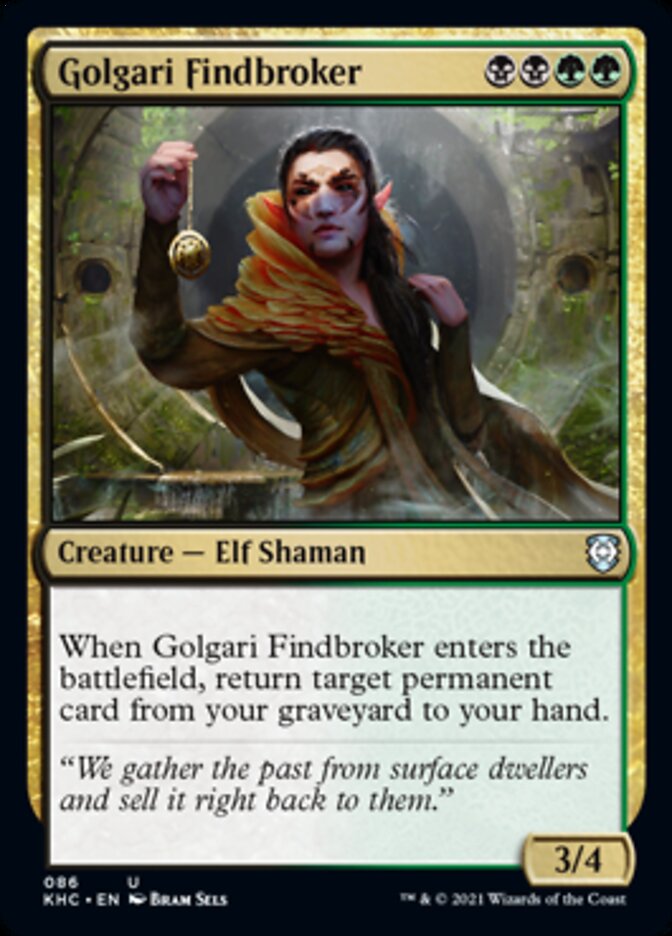 Golgari Findbroker [Kaldheim Commander] | I Want That Stuff Brandon