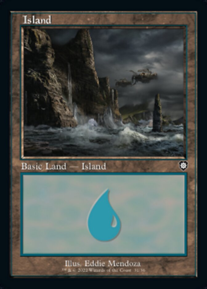 Island (031) (Retro) [The Brothers' War Commander] | I Want That Stuff Brandon