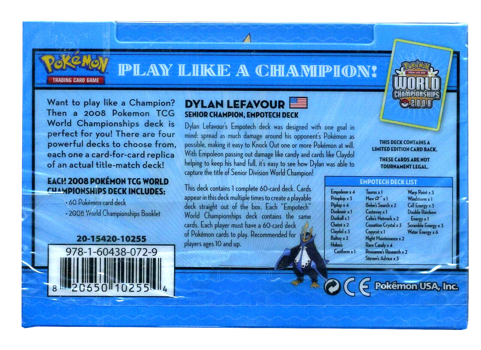 2008 World Championships Deck (Empotech - Dylan Lefavour) | I Want That Stuff Brandon