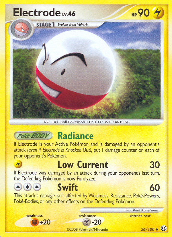 Electrode (36/100) [Diamond & Pearl: Stormfront] | I Want That Stuff Brandon