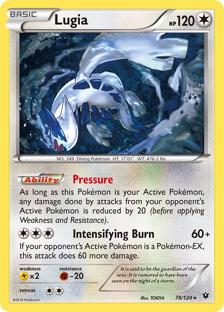 Lugia (78/124) (Theme Deck Exclusive) [XY: Fates Collide] | I Want That Stuff Brandon