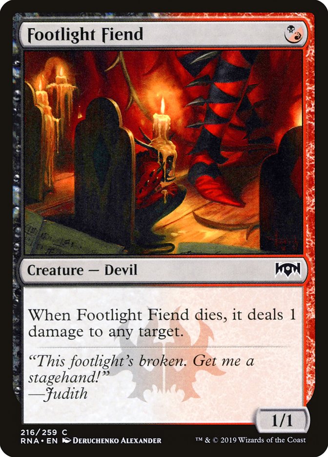 Footlight Fiend [Ravnica Allegiance] | I Want That Stuff Brandon