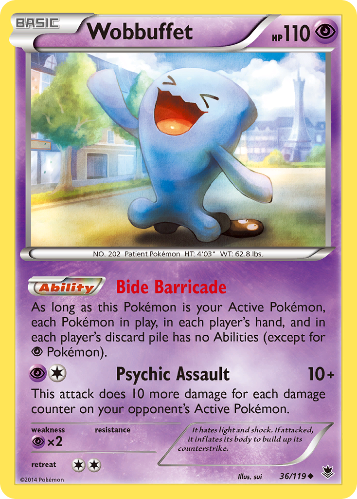 Wobbuffet (36/119) [XY: Phantom Forces] | I Want That Stuff Brandon