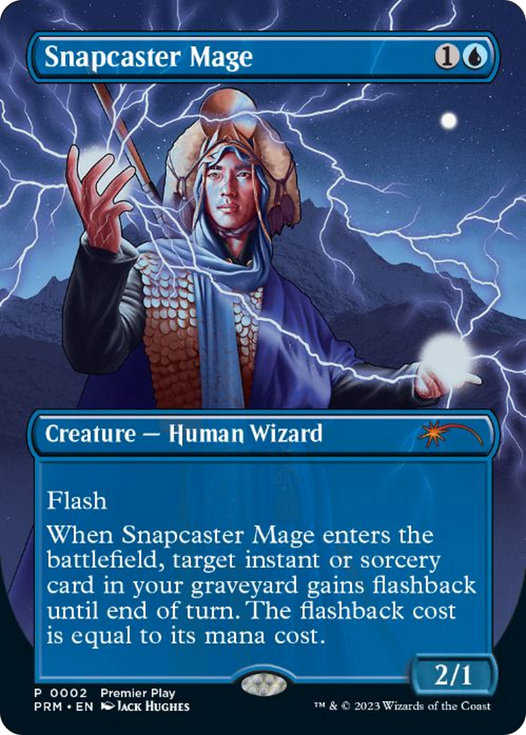 Snapcaster Mage (Borderless Alternate Art) [Regional Championship Qualifiers 2023] | I Want That Stuff Brandon