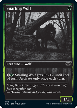 Snarling Wolf (486) [Innistrad: Double Feature] | I Want That Stuff Brandon