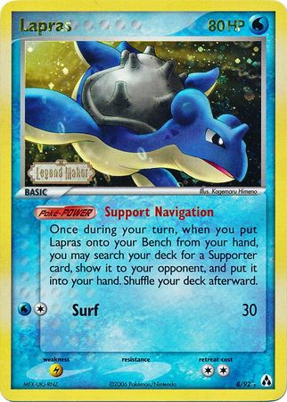 Lapras (8/92) (Stamped) [EX: Legend Maker] | I Want That Stuff Brandon