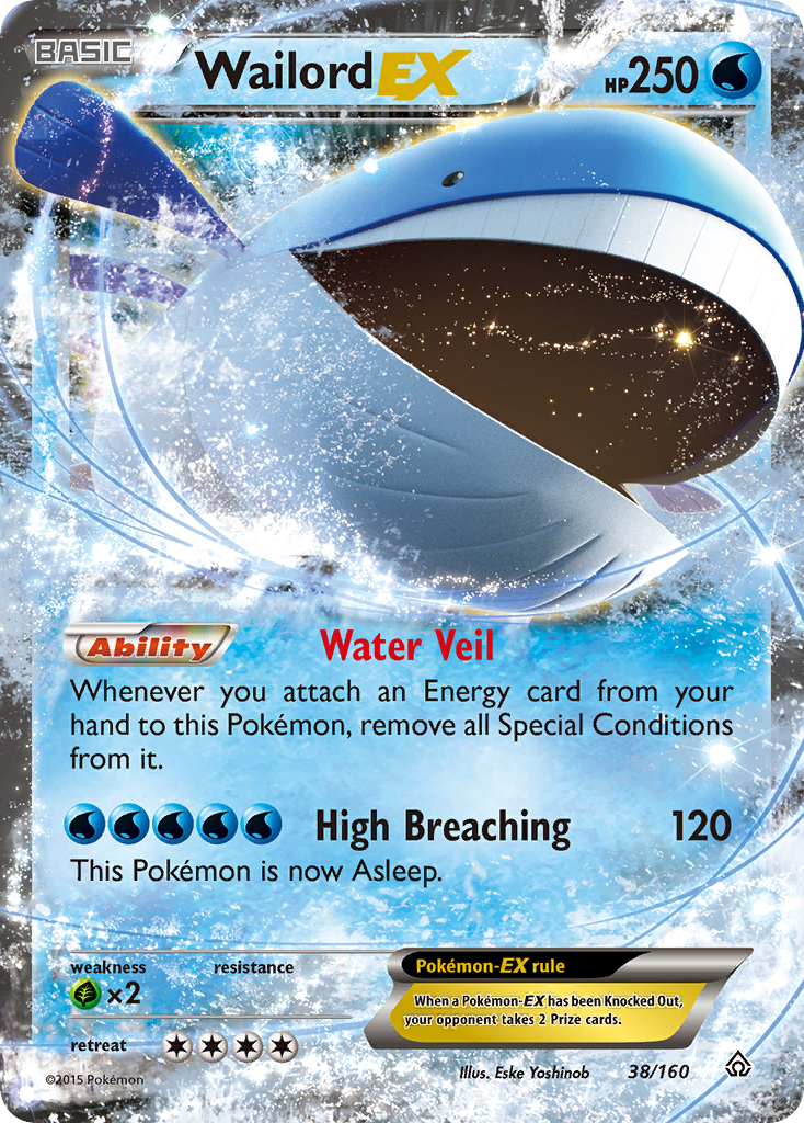 Wailord EX (38/160) [XY: Primal Clash] | I Want That Stuff Brandon