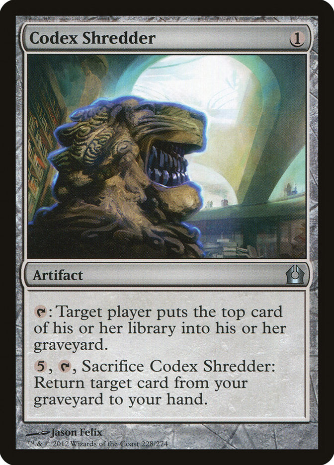 Codex Shredder [Return to Ravnica] | I Want That Stuff Brandon