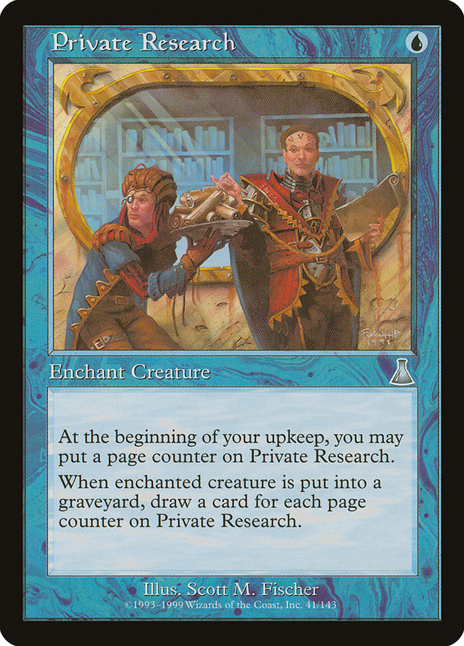 Private Research [Urza's Destiny] | I Want That Stuff Brandon