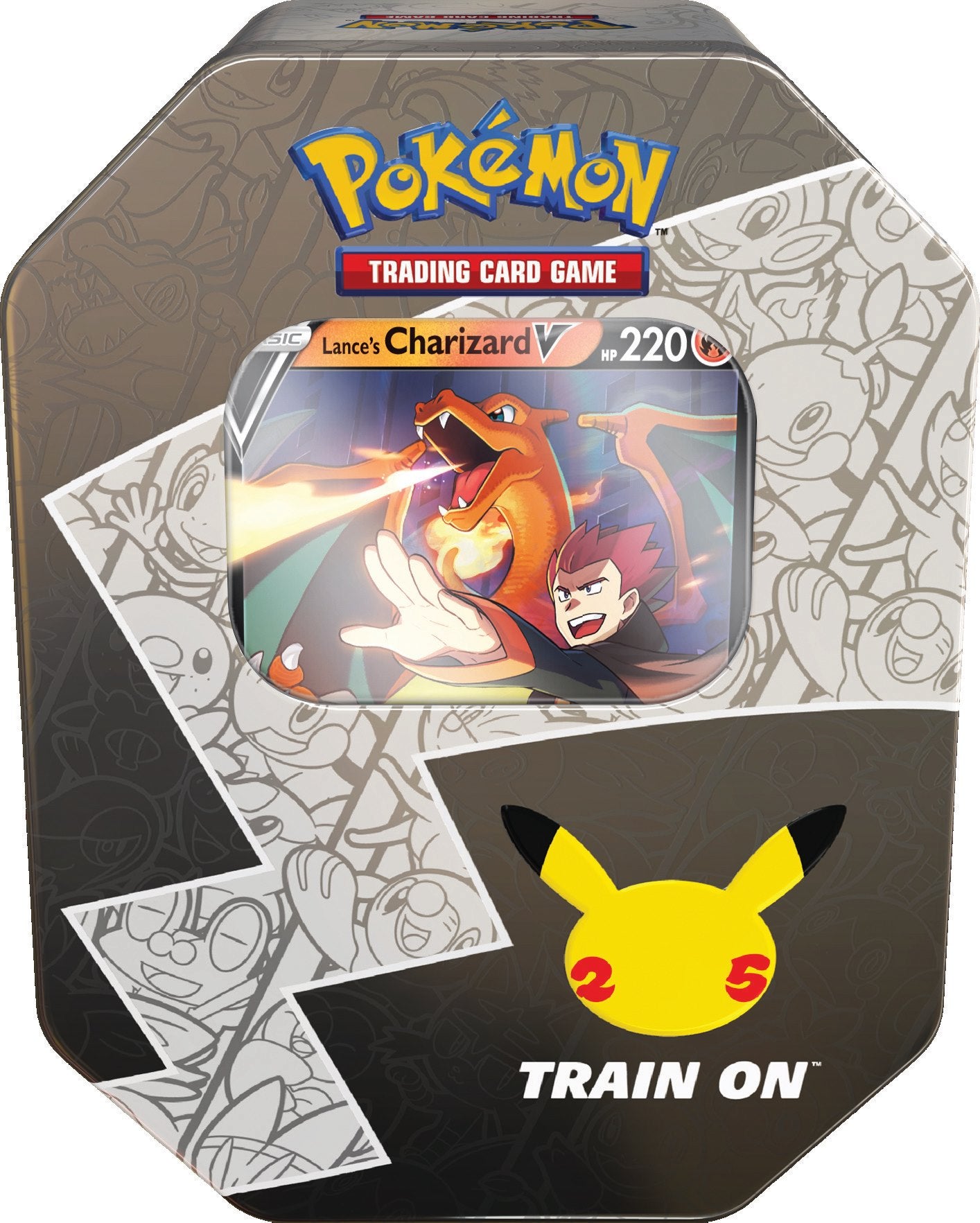 Celebrations: 25th Anniversary - International Tin (Lance's Charizard V) | I Want That Stuff Brandon
