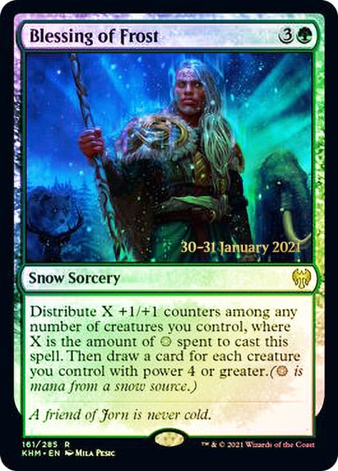 Blessing of Frost [Kaldheim Prerelease Promos] | I Want That Stuff Brandon