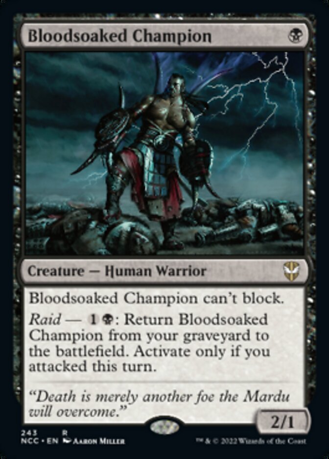 Bloodsoaked Champion [Streets of New Capenna Commander] | I Want That Stuff Brandon