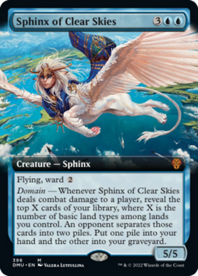 Sphinx of Clear Skies (Extended Art) [Dominaria United] | I Want That Stuff Brandon