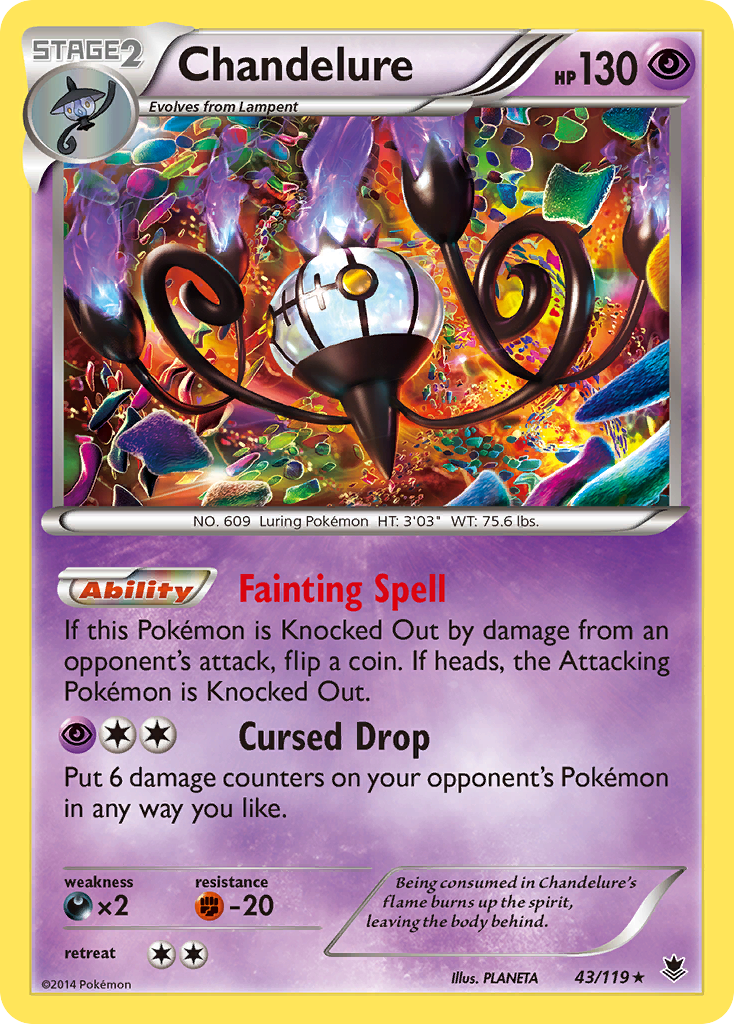 Chandelure (43/119) [XY: Phantom Forces] | I Want That Stuff Brandon