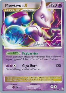 Mewtwo LV.X (144/146) (Stallgon - David Cohen) [World Championships 2009] | I Want That Stuff Brandon