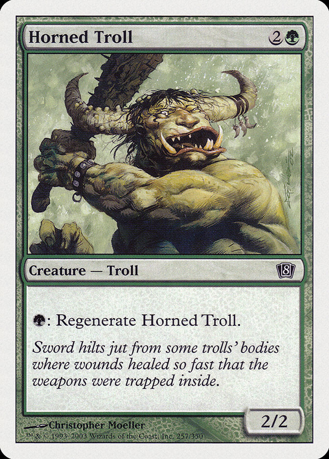 Horned Troll [Eighth Edition] | I Want That Stuff Brandon