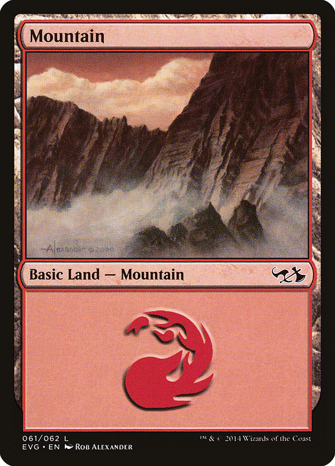 Mountain (61) (Elves vs. Goblins) [Duel Decks Anthology] | I Want That Stuff Brandon