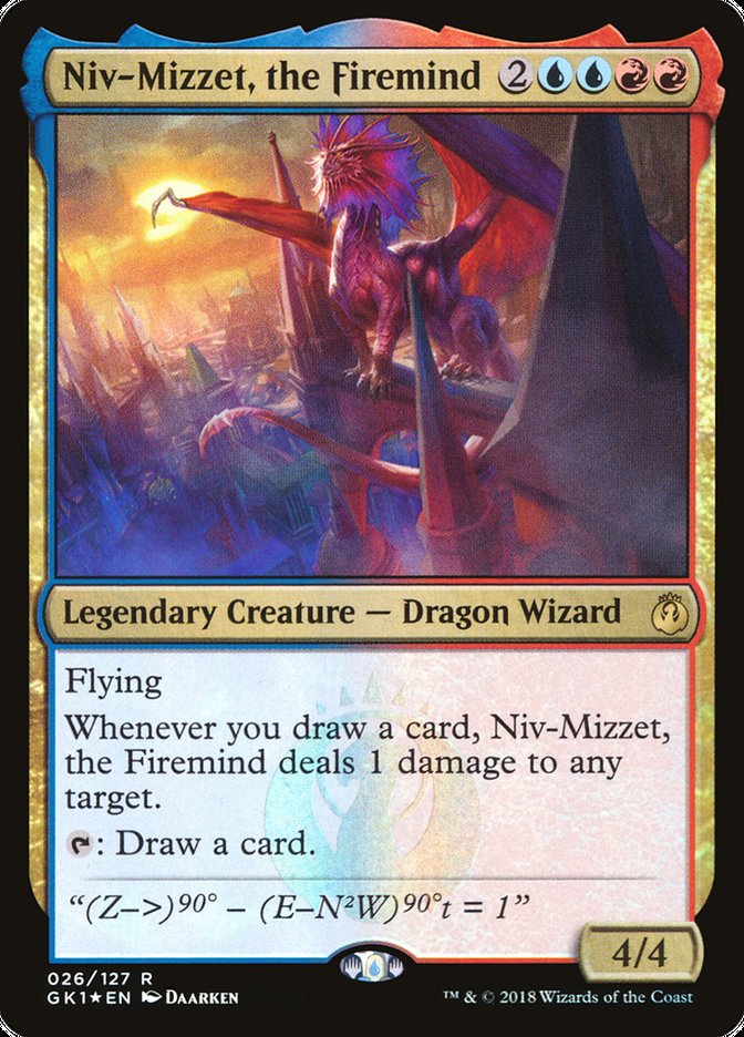 Niv-Mizzet, the Firemind [Guilds of Ravnica Guild Kit] | I Want That Stuff Brandon