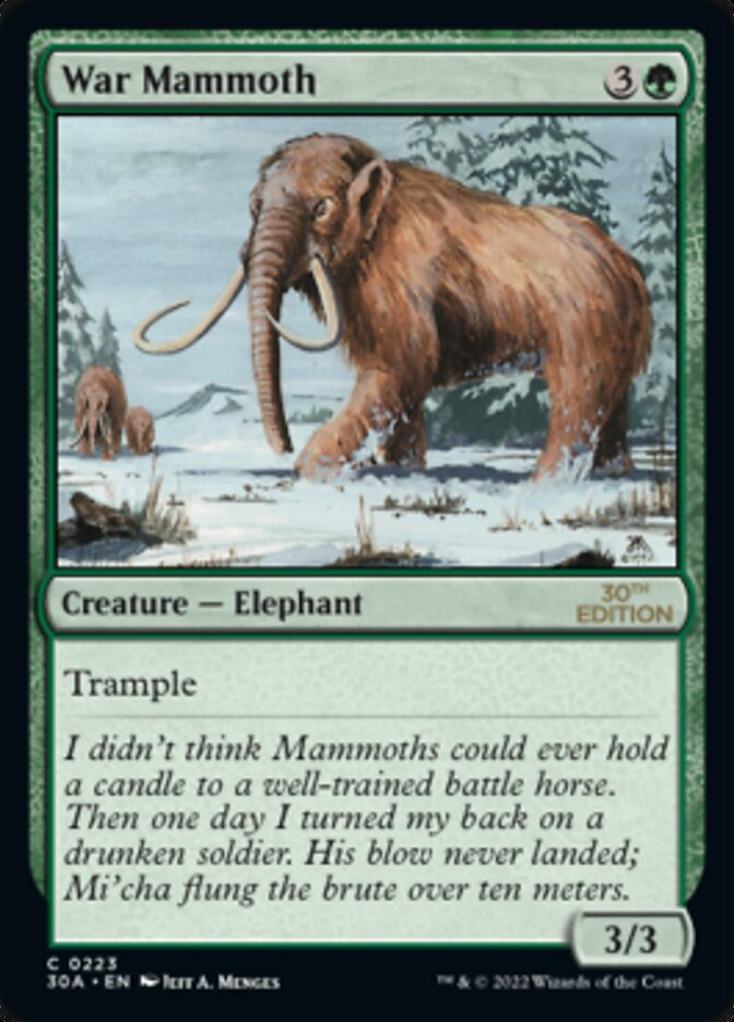 War Mammoth [30th Anniversary Edition] | I Want That Stuff Brandon