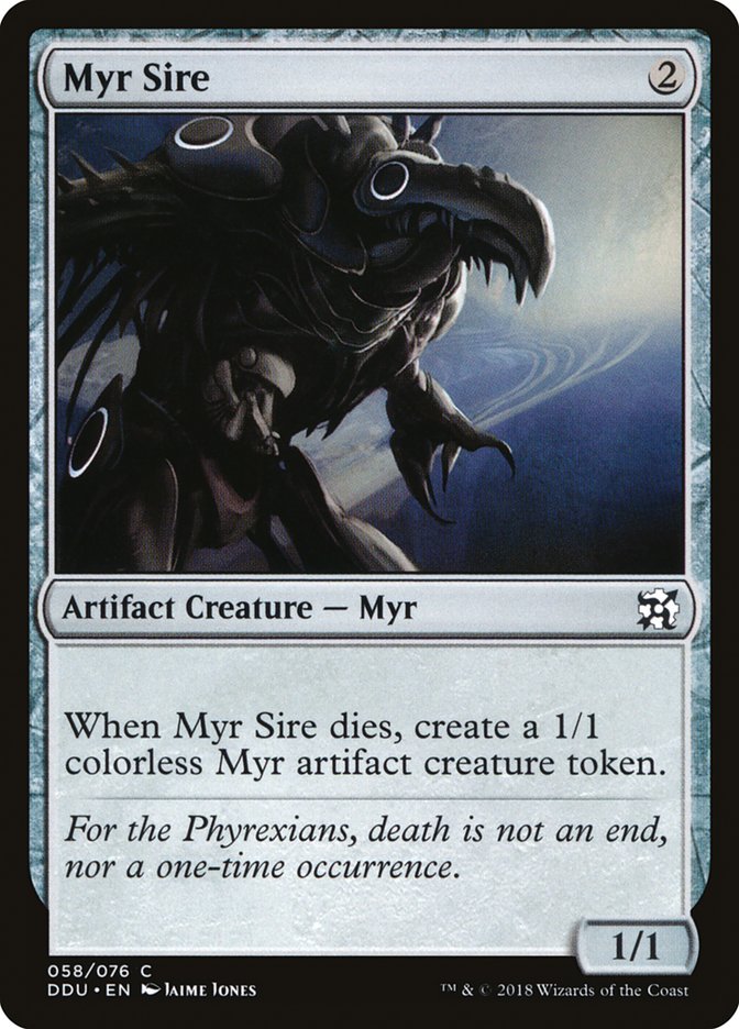 Myr Sire [Duel Decks: Elves vs. Inventors] | I Want That Stuff Brandon