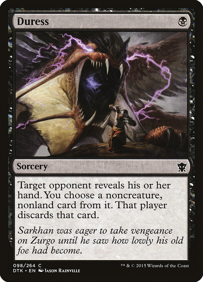 Duress [Dragons of Tarkir] | I Want That Stuff Brandon