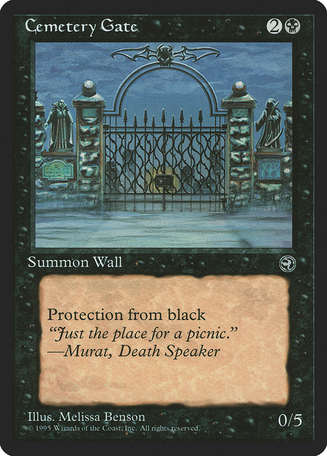 Cemetery Gate (Murat Flavor Text) [Homelands] | I Want That Stuff Brandon