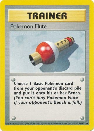 Pokemon Flute (86/102) [Base Set Unlimited] | I Want That Stuff Brandon
