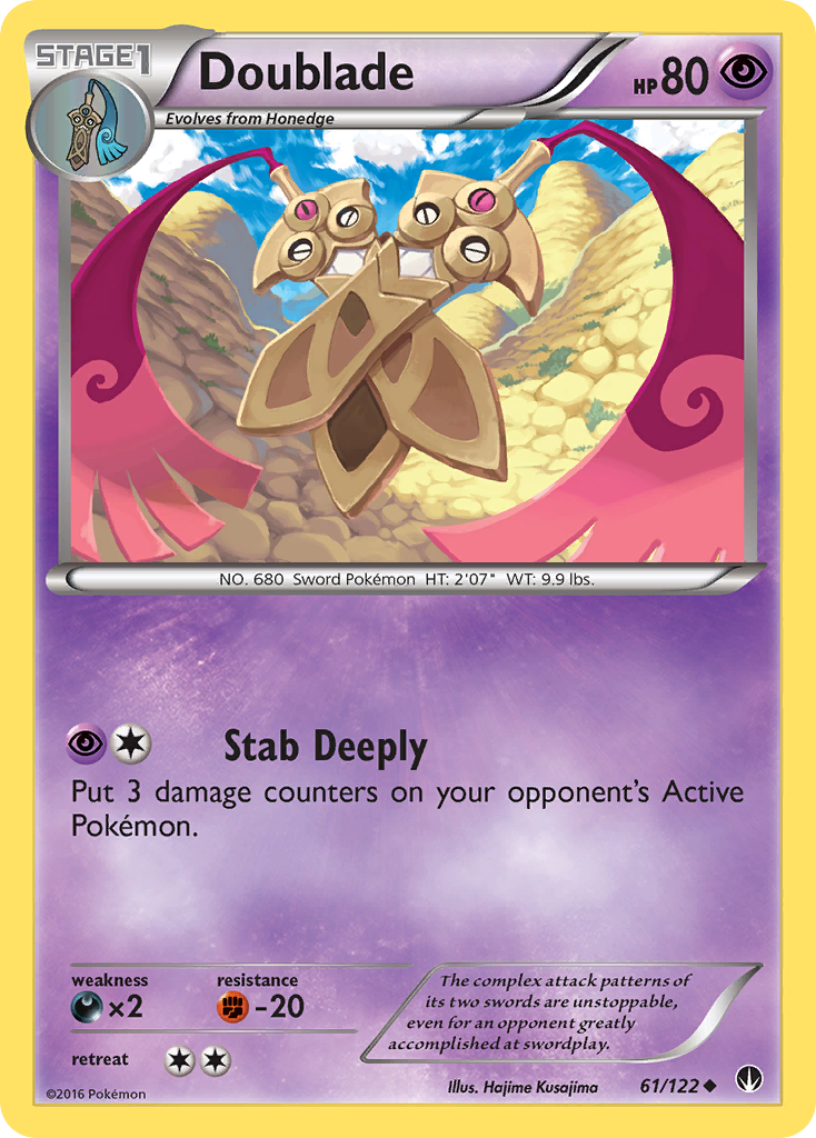 Doublade (61/122) [XY: BREAKpoint] | I Want That Stuff Brandon