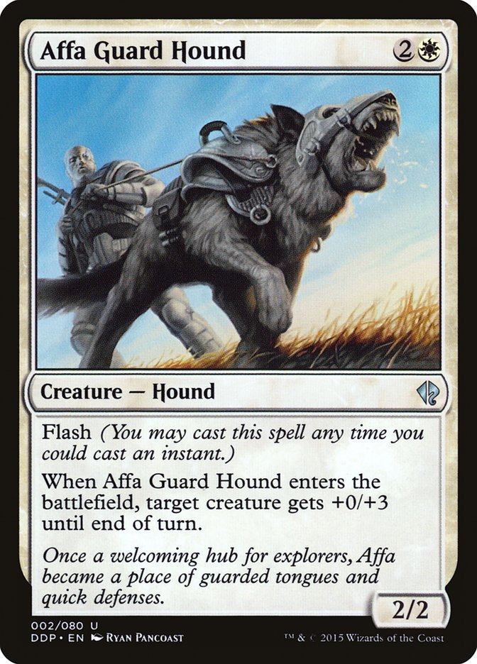 Affa Guard Hound [Duel Decks: Zendikar vs. Eldrazi] | I Want That Stuff Brandon