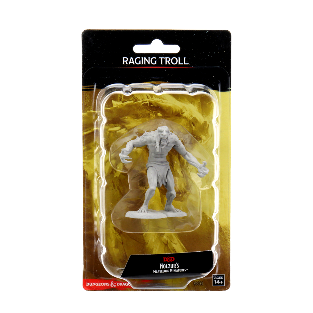 Raging Troll Medium Sized Primed Miniature | I Want That Stuff Brandon