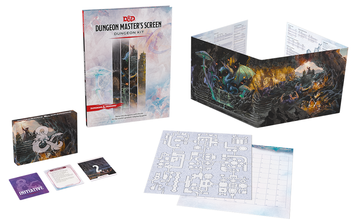 D&D 5th Edition: Dungeon Master's Screen Dungeon Kit | I Want That Stuff Brandon