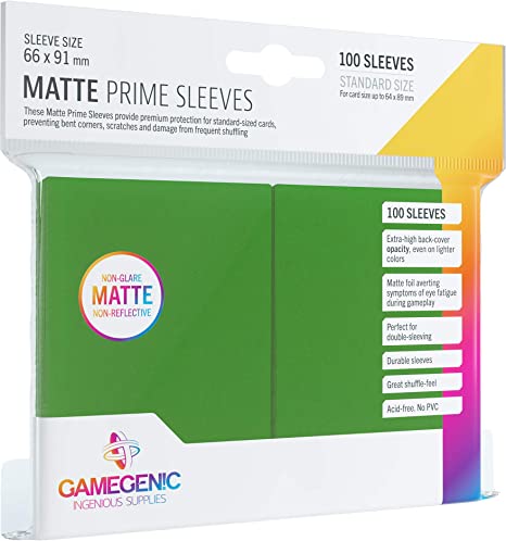 Gamegenic: Matte Sleeves | I Want That Stuff Brandon