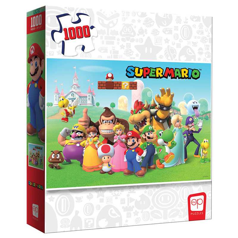 Puzzle: 1000 Piece Super Mario Mushroom Kingdom | I Want That Stuff Brandon