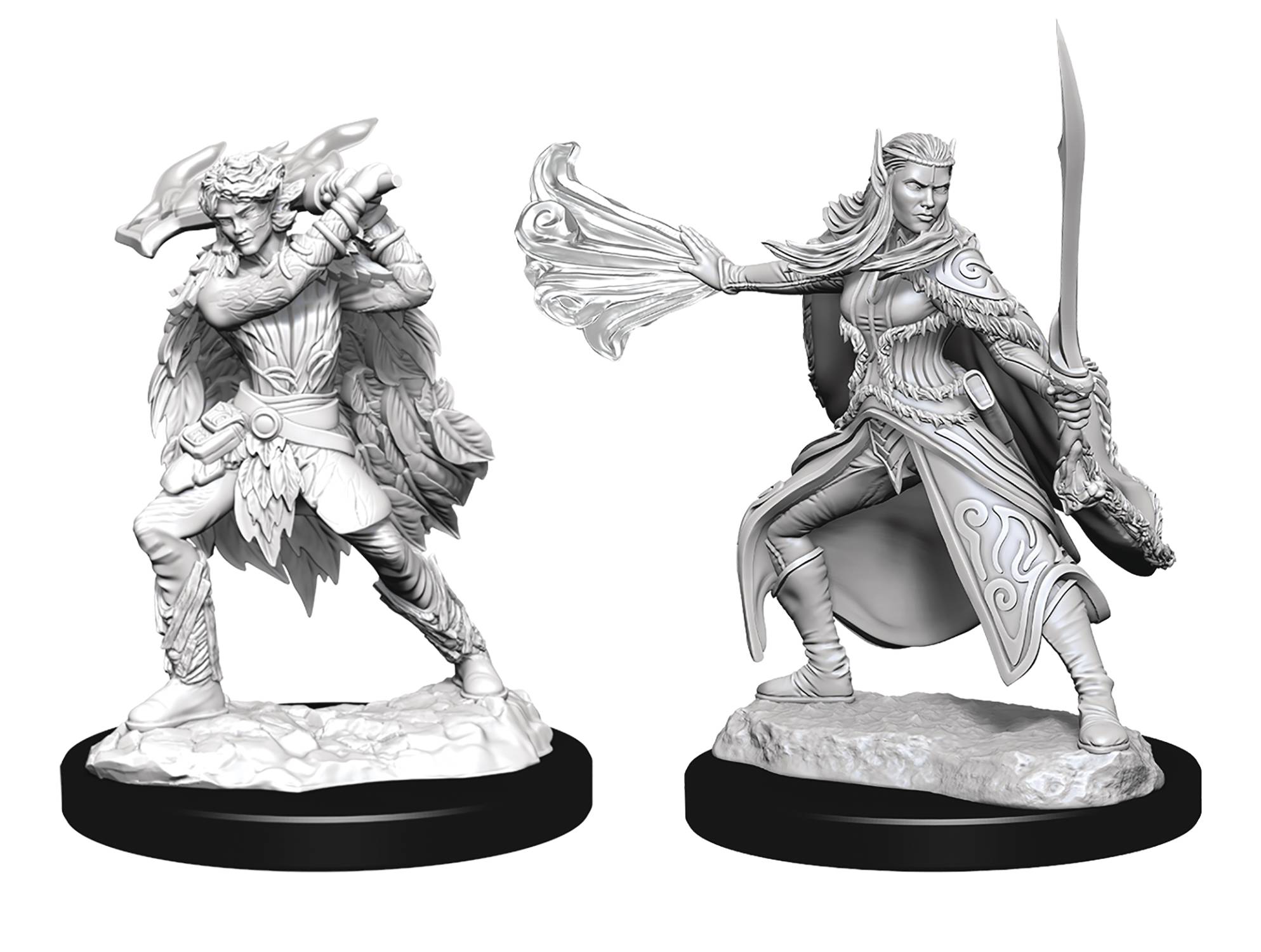 Nolzur's Dungeons & Dragons Mini: Winter Eladrin & Spring Eladrin | I Want That Stuff Brandon