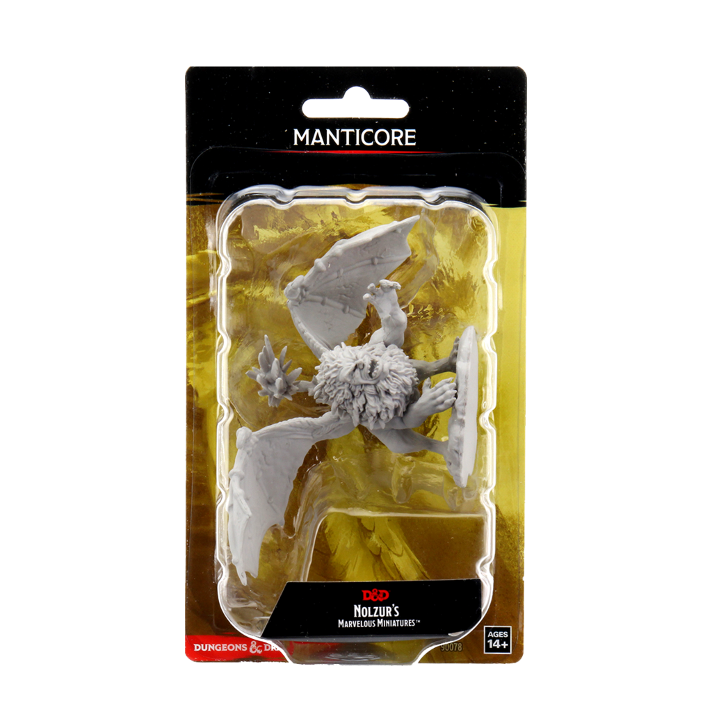 Manticore Medium Sized Primed Miniature | I Want That Stuff Brandon