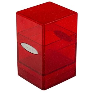 Satin Tower Deckbox: Glitter Red | I Want That Stuff Brandon