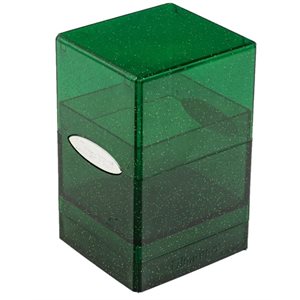 Satin Tower Deckbox: Glitter Green | I Want That Stuff Brandon