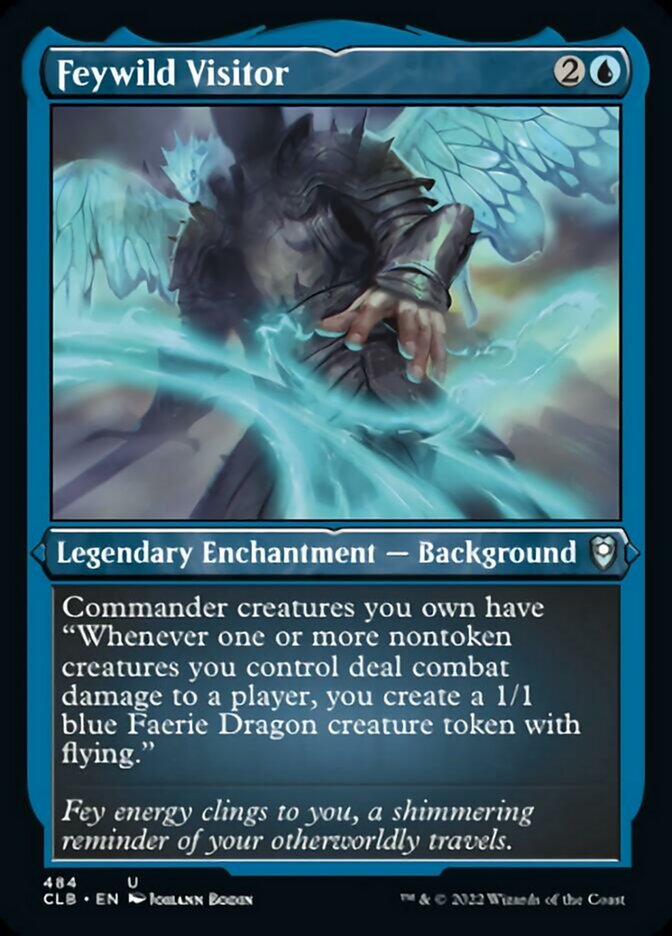 Feywild Visitor (Foil Etched) [Commander Legends: Battle for Baldur's Gate] | I Want That Stuff Brandon