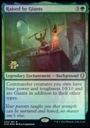 Raised by Giants [Commander Legends: Battle for Baldur's Gate Prerelease Promos] | I Want That Stuff Brandon