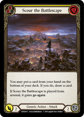 Scour the Battlescape (Yellow) [WTR195-C] Alpha Print Rainbow Foil | I Want That Stuff Brandon